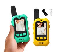 Dmuzsoih Talkies-Walkies Vidéo,Jouets avec Caméra HD et Changeur de Voix | Talkies-Walkies Fonction Vidéo,pour Adolescents, Camping, Randonnée, Voyage, Road Trip, Fêtes d'École et