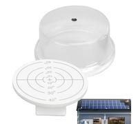 Dmuzsoih Traqueur de panneau solaire de 4,5 x 4,5 cm, guide de recherche d'angle du soleil, jauge de panneau solaire, solaire multifonction, systèmes de solaire pour panneaux portables