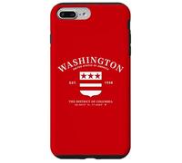 DMV Local Washington D.C. Emblème du District de Columbia Coque pour iPhone 7 Plus/8 Plus