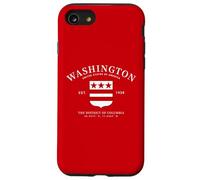 DMV Local Washington D.C. Emblème du District de Columbia Coque pour iPhone SE (2020) / 7/8