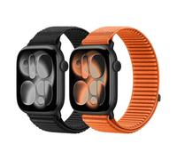 DMVEIMAL 2 Piezas Sport Loop Nylon Bracelet pour Apple Watch Ultra 3/2 Band 49mm 46mm 45mm 44mm 42mm 41mm 40mm 38mm Femme Homme,Trail Sport Bracelets pour iWatch Series 11 10 9 8 7 6 5 4 SE 3 2 1