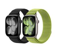 DMVEIMAL 2 Piezas Sport Loop Nylon Bracelet pour Apple Watch Ultra 3/2 Band 49mm 46mm 45mm 44mm 42mm 41mm 40mm 38mm Femme Homme,Trail Sport Bracelets pour iWatch Series 11 10 9 8 7 6 5 4 SE 3 2 1