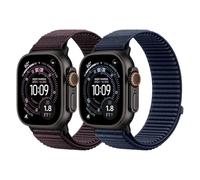 DMVEIMAL 2 Piezas Sport Loop Nylon Bracelet pour Apple Watch Ultra 3/2 Band 49mm 46mm 45mm 44mm 42mm 41mm 40mm 38mm Femme Homme,Trail Sport Bracelets pour iWatch Series 11 10 9 8 7 6 5 4 SE 3 2 1