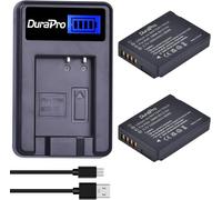 DMW BCG10 Battery + USB LCD Charger for Panasonic DMW-BCG10, DMW-BCG10E, DMW-BCG10PP and Panasonic Lumix DMC-TZ10 DMC-3D1, DMC-TZ6, DMC-TZ7, DMC-TZ8 Cameras