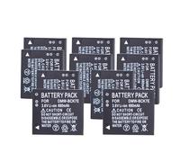 DMW-BCK7 DMW-BCK7E Batterie De Caméra Rechargeable - Compatible avec Panasonic DMW-BCK7PP NCA-YN101G DMC-FP5 DMC-FP7 DMC-FH2 DMC-FH5(10Pcs Battery)