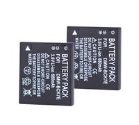 DMW-BCK7 DMW-BCK7E Batterie De Caméra Rechargeable - Compatible avec Panasonic DMW-BCK7PP NCA-YN101G DMC-FP5 DMC-FP7 DMC-FH2 DMC-FH5(2PCS)