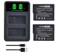 DMW-BLC12 DMW-BLC12e Battery and Charger for Panasonic Lumix DC-G95 DMC-FZ2000 DMC-FZ1000II DMC-GH2 DMC-FZ300 DMC-FZ200 DMC-G85 DMC-G81 DMC-G5 DMC-G6 DMC-G7 DMC-GX8