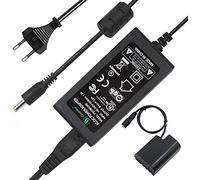DMW-DCC12 DMW-AC8 Adaptateur Secteur AC Kit Chargeur coupleur CC Compatible avec la Batterie PANASONIC BLF-19 LUMIX DMC-GH3 DMC-GH4 DMC-GH3K et Sigma SDQ SDQH Appareils Photo numériques