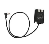 DMW DCC17 Batterie factice pour LUMIX S5 DC S5K S5GK GH6, DMW BLK22 DC coupleur avec prise 5,5 x 2,1 mm, alimentation continue pour appareil photo numérique via adaptateur secteur