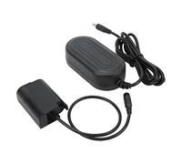 DMW DCC17 DC Coupler Batterie Factice, Chargeur de Batterie Factice pour LUMIX S5 DC S5 DC S5K DC 5GK GH5 II GH6, Alimentation Continue Caméra Analogique Batterie (Prise UE)