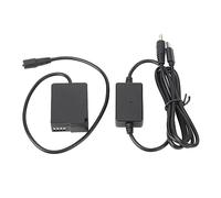 DMW DCC8 DC Coupleur Batterie Analogique Intelligente, Batterie Factice avec Adaptateur d'alimentation de Type C pour Appareils Photo