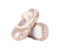 Dmwhsy Chaussures de Ballet pour Filles avec Bandes élastiques Semelles Plates pailletées Chaussons de Danse pour Femmes Enfants Tout-Petits et Adultes