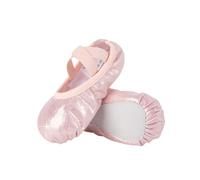 Dmwhsy Chaussures de Ballet pour Filles avec Bandes élastiques Semelles Plates pailletées Chaussons de Danse pour Femmes Enfants Tout-Petits et Adultes