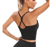 Dmwhsy Sports de Yoga pour Femmes, Soutien-Gorge de Sports de Plein air avec Coussinets de Soutien-Gorge Amovibles
