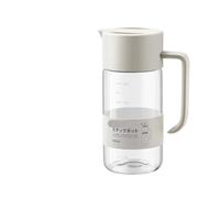 DMWLZHO Flacon pulvérisateur d'huile en verre 2 en 1 - 550 ml, double commande de pulvérisation (brume fine et jet), for huile d'olive et liquides de cuisson(White)