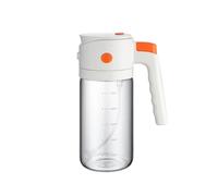 DMWLZHO Vaporisateur d'huile en verre borosilicate haute densité - 500 ml, 2 en 1 : vaporisation et versement