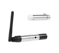 DMX Émetteur radio et 7 récepteurs 2,4 G pour contrôle de la lumière, système de signal sans fil avec portée de 400 m pour éclairage de scène, 3 broches avec 8 adaptateurs