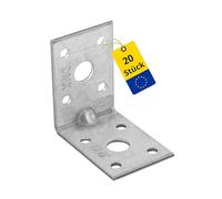 DMX kpl5 difficile d'équerres renforcées avec nervure 50 x 50 x 35 x 2,0 mm/Grand pack, Lot de 20, 4055