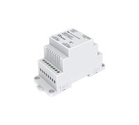 DMX Signal Amplifier DMX Splitter Amplifier Distributor with 2 Outputs One DMX512 Signal Input Two DMX512 Signal Output DC12-36V