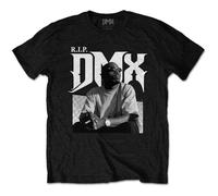 DMX T Shirt R.I.P. Logo Nouveau Officiel Homme Noir Size M