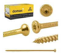 DMX - Vis à bois Torx - Vis de construction - Vis pour panneaux d'aggloméré - Vis pour terrasse - Vis à tête fraisée - CS - 4 mm - TORX - Zinc galvanisé - 4 x 40 (200 pièces/verp.)