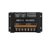 DMX512 Contrôleur 4 canaux RGB RGBW LED Decoder Système de contrôle synchrone, boîtier en métal pour éclairage de scène, clubs DJ, théâtres et lieux d'événement