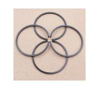 DMXQOUPJSD 4/6pcs 38mm X 1.5mm Piston Ring Kit Fit for 36 136 137 141 142 235P 235R 232L 240RJ 240RBD Chainsaw Brush Cutter(6PCS)
