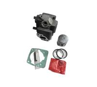 DMXQOUPJSD Kit Piston-Cylindre 32 mm Compatible avec Les tondeuses et débroussailleuses TL231FD, TL231, TB231, BG231 et TB26. Pièces détachées