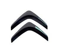 DMYQJY Auto Emblème pour Citroen C2 2003-2009, Emblème de Capot Avant de Coffre Arrière Latéral Badge Emblème Badge 3D Logo Autocollant en Letter de Voiture Accessoires,Double Standard-Black