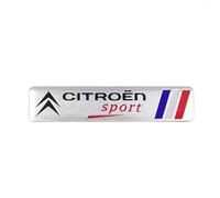 DMYQJY Auto Emblème pour Citroen C4 2007-2010, Emblème de Capot Avant de Coffre Arrière Latéral Badge Emblème Badge 3D Logo Autocollant en Métal de Voiture Accessoires,B