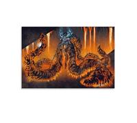 DMYTDYQK Poster sur toile Monster Hunter Wilds - Décoration murale pour salon, chambre à coucher - 30 x 45 cm
