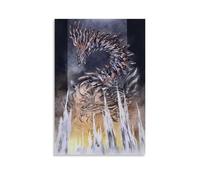 DMYTDYQK Poster sur toile Monster Hunter Wilds - Décoration murale pour salon, chambre à coucher - 60 x 90 cm