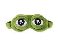 DMZK Masque pour Les Yeux, Créatif Grenouille Chat Chien Modèle 3D Masque de Sommeil