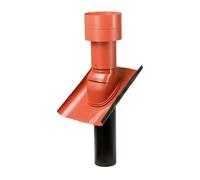 DN 150/160 Chapeau De Toit, Accessoires D'Aspiration, Rouge Naturel