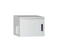 12U wall mounting cabinet, outdoor, IP55 713x600x600 mm, color grey (RAL 7035)
