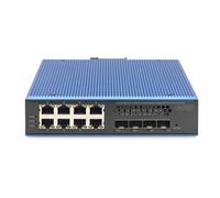 DN-651160 - Commutateur - C3 - Géré - 8 x Ethernet Gigabit + 4 x SFP+ - Montage sur rail DIN