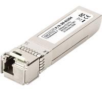DIGITUS Module SFP+ Universel - 10 Gbit/s - Mini GBIC - pour câble à Fibre Optique monomode - LC Simplex - bidirectionnel - TX1270/RX1330nm - 10 km de portée - Plug & Play