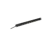 DN-95401 - Coupe-circuit (rack-montable) - entrée : alimentation - connecteurs de sortie : 8 (alimentation) - 19" - 2 m cordon - noir