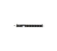 DN-95417 - Coupe-circuit (rack-montable) - CA 250 V - 4000 Watt - entrée : alimentation - connecteurs de sortie : 6 - 1U - 19" - 1.8 m cordon - noir,