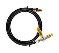 DN Autogas Parts Kit de recharge pour bouteille de gaz GPL - Kit d'adaptateurs GPL avec adaptateur à distance pour remplir des bouteilles vides - 4 mètres