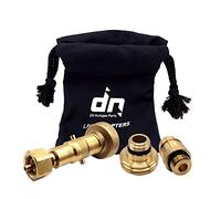 DN Autogas Parts LPG GPL Lot d'adaptateurs de recharge pour bouteille de gaz M22 pour toutes les régions européennes ACME DISH EURONOZZLE BAYONET avec sac