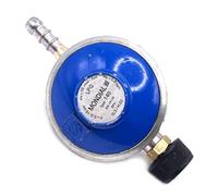 DN Autogas Parts Régulateur de gaz de camping 30 mbar avec robinet de gaz compatible avec les cylindres de type 901 904 907 8 mm Raccord de tuyau 8 mm approuvé EN16129