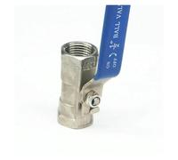 DN10 3/8" BSP Female Thread 304 Stainless Steel 1-Piece Reduced Bore Ball Valve Oil Water air 229 PSI