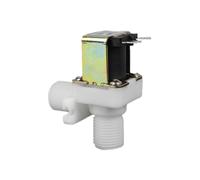 DN15 1/2" 12V 24V 220V Plastic Solenoid Valve Normally Open Normally Closed Drinking Fountain Right Angle Washing Machine Valve(12V_NORMALLY OPEN)