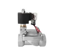 DN15-50 High Pressure Solenoid Valve Stainless Steel With Manual Emergency Switch AC220V DC24V For Water Oil Air(DN15,G_AC220V_ORDINARY TYPE)