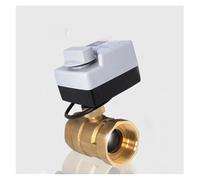 DN15 DN20 DN25 DN32 DN40 Brass Motorized Ball Valve 3-Wire Two Control Actuator AC220V 3 Ways /2 Way with Manual Switch(DN32,220VAC_2 WAY)