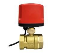 DN15 DN20 DN25 DN40 IP65 Vanne à bille motorisée étanche moteur en métal laiton 3 fils ou 2 fils 1 pièce (DN50,220 V, CR02)