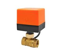DN15 DN20 DN25 DN50 Electric Ball Valve 3-wire 2-Control 1/2" 3/4" 1" 2" Motorized Brass Ball Valve 220V 24V 12V AC/DC(12VDC,1-1/4"_2 WAY)