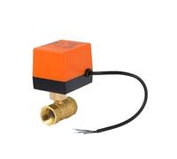 DN15/DN20/DN25 Électrovanne électrique à deux commandes à trois fils 220 V AC 12 V-24 V DC 1/2" 3/4" 1" Vanne à bille motorisée 2 voies en laiton (DN20,220V_2WAYS)