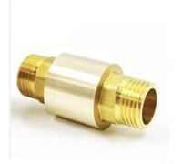 DN15-DN25 Clapet anti-retour vertical en laiton, filetage G, empêche le reflux d'eau, pour les conduites d'alimentation, le drainage, les systèmes de chauffage (2,5 cm - 300 g)